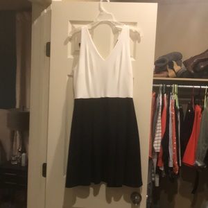 Karen Kane Black and White cocktail dress